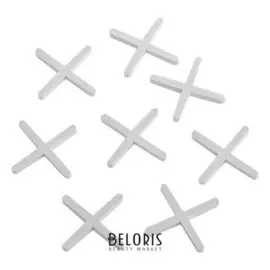 Крестики для кладки плитки Lom, 2.0 мм, в упаковке 100 шт