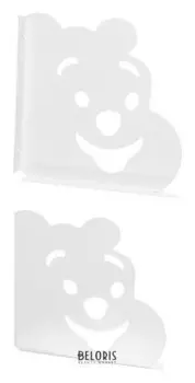 Кронштейн Tundra, "Мишка" 180х180 мм, белый