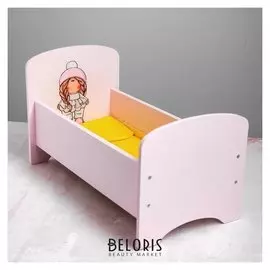 Кроватка для кукол до 32 см «Косичка» серия «бусинки»