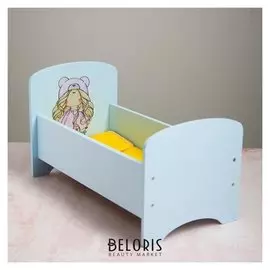 Кроватка для кукол до 32 см «Кудряшка» серия «бусинки»