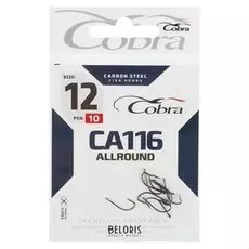 Крючки Cobra Allround серия Ca116 №12, 10 шт.