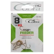 Крючки Cobra Feeder Cf201, №8, 10 шт.