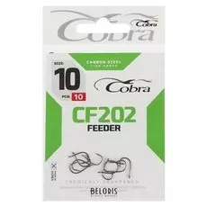 Крючки Cobra Feeder серия Cf202 №10, 10 шт.