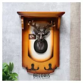 Крючки декоративные "Голова оленя" 25х18х7 см