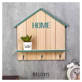 Крючки декоративные "Кактус в горшочке на окошке" 32х31х6 см