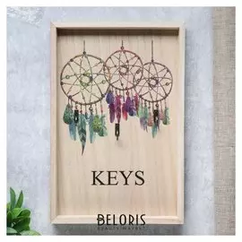 Крючки декоративные "Ловцы снов" 29,8х19,8х2,7 см