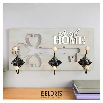Крючки декоративные "Резной ключ Милый дом" 20,5х39,5х6 см
