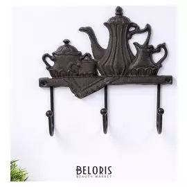 Крючки декоративные металл "Чаепитие" 18х20х5,5 см