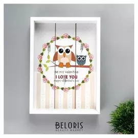 Крючки декоративные "Совята на веточке" 25х18х4 см