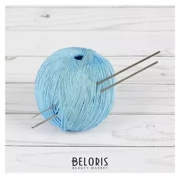 Крючки для вязания металлические, D = 1-2 мм, 13,5 см, 2 шт