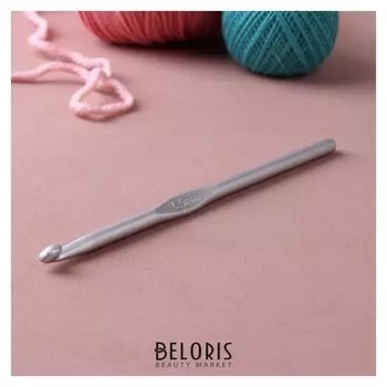 Крючок для вязания, с тефлоновым покрытием, D = 6 мм, 15 см