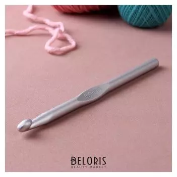 Крючок для вязания, с тефлоновым покрытием, D = 8 мм, 15 см