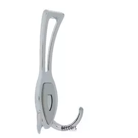 Крючок мебельный, км306cp, трехрожковый, цвет хром