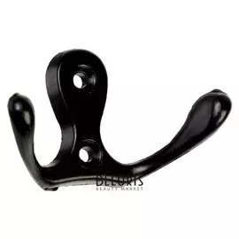 Крючок мебельный Vintage 002, черный