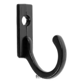 Крючок мебельный Vintage 022 Light, цвет черный 50 шт.