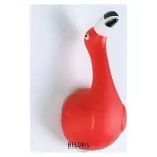 Крючок на вакуумной присоске «Фламинго», цвет красный