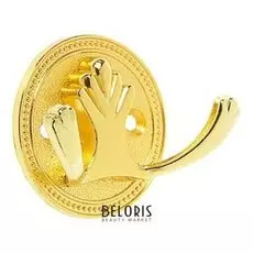 Крючок-вешалка Km223gp золото, индивидуальная упаковка