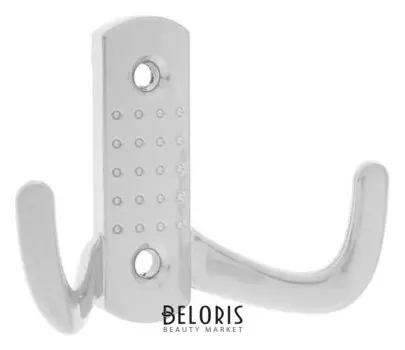 Крючок-вешалка Tundra, №10, цвет хром, 1 шт