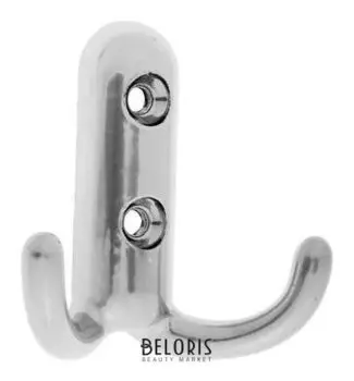 Крючок-вешалка Tundra, №14, цвет хром, 1 шт