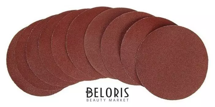 Круг абразивный шлифовальный под "Липучку" Tundra, 125 мм, р100, 10 шт.