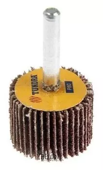 Круг лепестковый радиальный Tundra, 30 х 20 х 6 мм, Р80