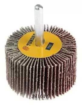 Круг лепестковый радиальный Tundra, 50 х 30 х 6 мм, Р80