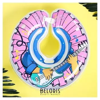 Круг на шею "Little Star"от 1 мес, двухкамерный, с погремушками