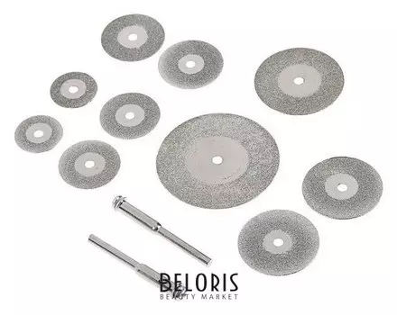 Круги отрезные мини Fit, с алмазным напылением, 12 шт.