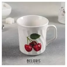 Кружка 140 мл «Вишенки»