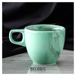 Кружка 200 мл "Одесса" радуга, зелёная