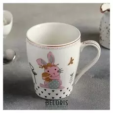 Кружка 320 мл "Пасхальный кролик"