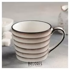 Кружка 370 мл "Спектр", цвет серый