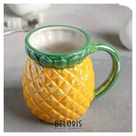Кружка 380 мл "Ананас"