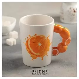 Кружка 400 мл "Апельсиновое настроение"