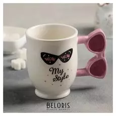 Кружка 400 мл "Женская лига. очки"