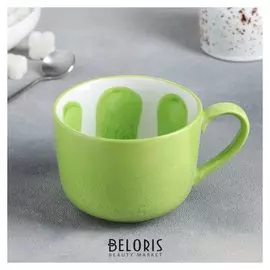 Кружка 420 мл "Лайм", цвет зелёный