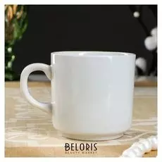 Кружка "Цилиндр", белая, 220 мл