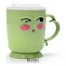 Кружка детская с крышкой, 270 мл