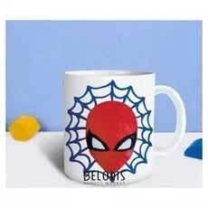 Кружка для декорирования полимерной глиной, человек-паук