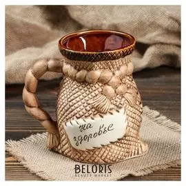 Кружка для пива 0,5 л, "Мешок"