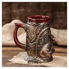 Кружка для пива "Тигр" бронза, 0,8 л