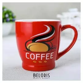 Кружка «Кофе», 210 мл, 11×7,5×8,3 см, рисунок микc