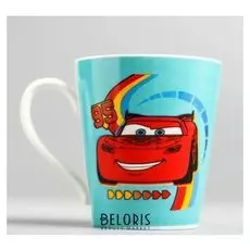 Кружка "Маленький чемпион", тачки 220 мл