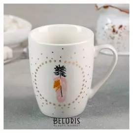 Кружка «Перышко», 350 мл