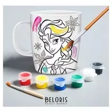 Кружка под роспись «Сказка рядом»‎, холодное сердце, 250 мл