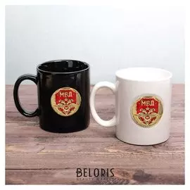 Кружка с бляхой «Мвд», 300 мл