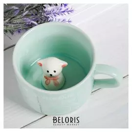 Кружка с фигуркой на дне «Доброе утро», 220 мл