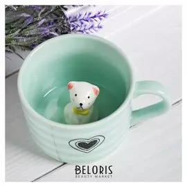 Кружка с фигуркой на дне «Ты моё море», 220 мл