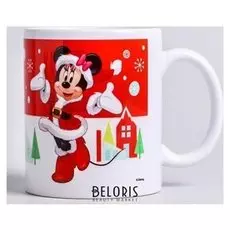 Кружка сублимация "Новый год!", микки маус, 350 мл