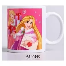 Кружка сублимация "Новый год!", принцессы, 350 мл